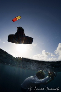 Photographing mermaids / Kite surfing legend Tom Court ju... by James Deverich 